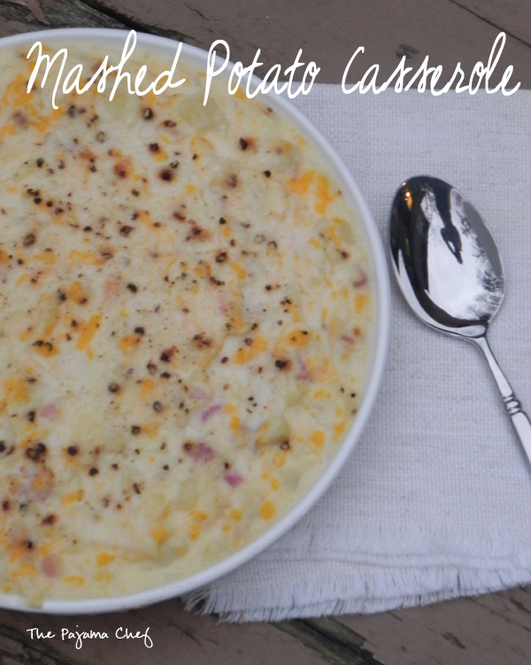 A cheesy, creamy baked mashed potato casserole... perfect for every special meal!