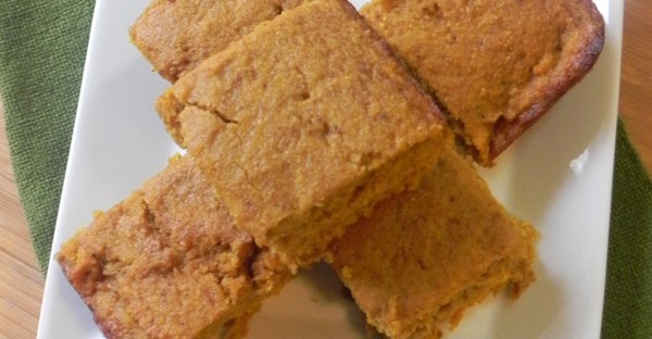 Pumpkin Cornbread - delicious, lightly spiced cornbread that is perfect with any hearty soup or bbq!