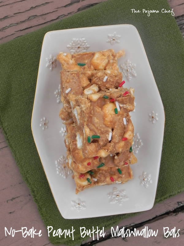 No-Bake Peanut Butter Marshmallow Bars... can't go wrong with these easy, delicious treats!