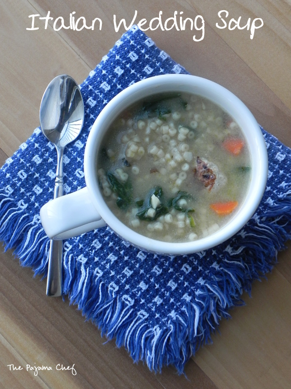 Italian Wedding Soup | thepajamachef.com
