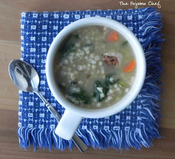 Italian Wedding Soup | thepajamachef.com
