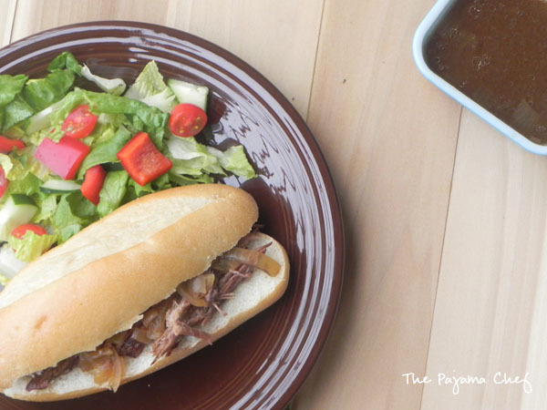 French Dip Sandwiches / Weekly Menu Plan - lots of wonderful family friendly recipes to make your week easier! via thepajamachef.com :) #menuplan #mealplan #recipes #homemade