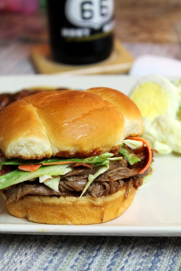 Slow Cooker Shredded BBQ Brisket -  Weekly Menu Plan - great eats, all week long brought to you by some of your favorite bloggers like thepajamachef.com!