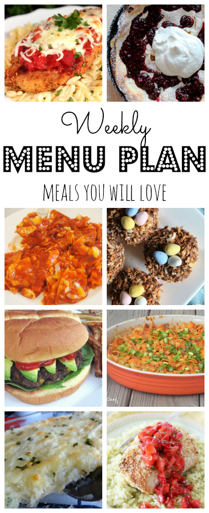 Weekly Menu Plan - great eats, all week long brought to you by some of your favorite bloggers like thepajamachef.com!