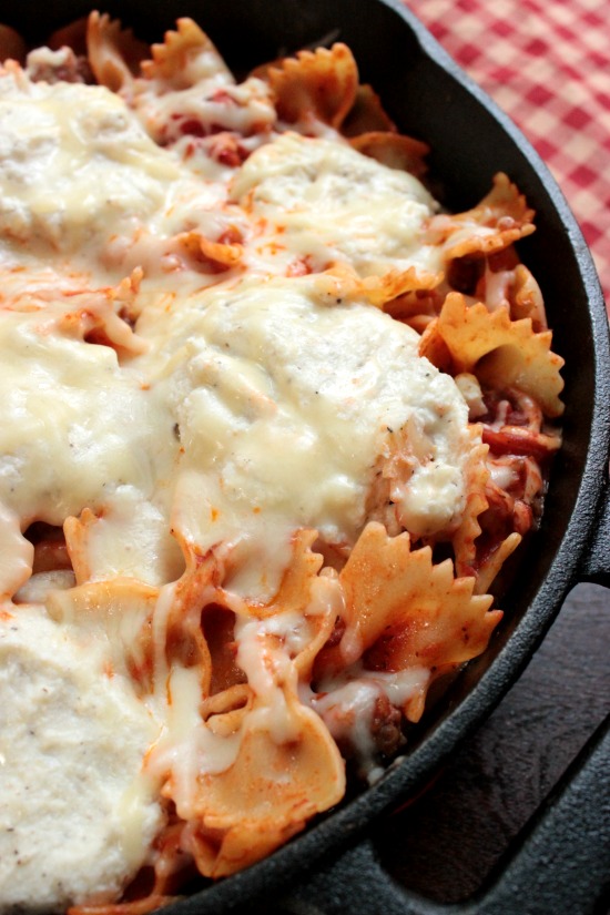 Hunt's Classic Skillet Lasagna - Big Bear's Wife