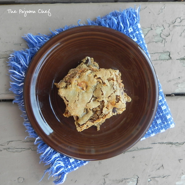 These gooey and quick from-scratch cookie bars are filled with lots of chocolate and butterscotch. They're perfect for when you wanted dessert an hour ago. :)