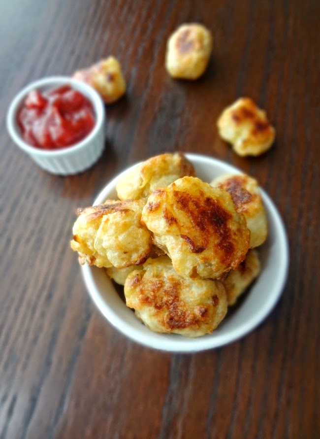 Roasted Garlic Parmesan Tater Tots - The Cooking Actress