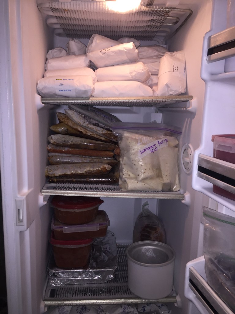 Freezer cooking doesn't have to be complicated! Learn how I stocked our freezer last week in preparation for our baby boy coming this spring. :)