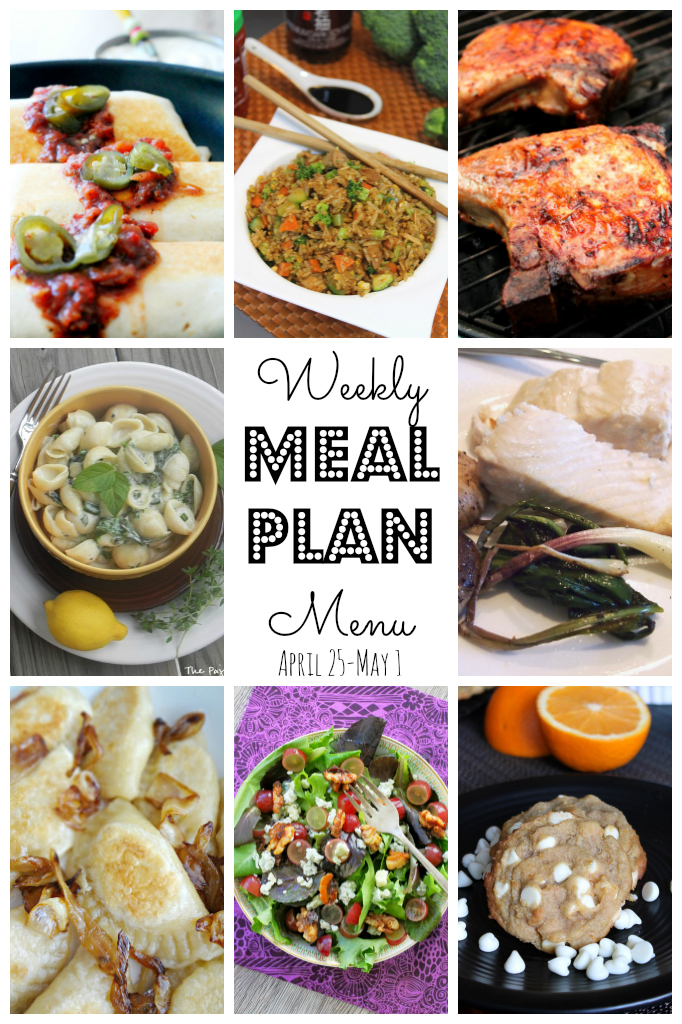Weekly Meal Plan - lots of great eats for the week ahead via thepajamachef.com and other great bloggers!
