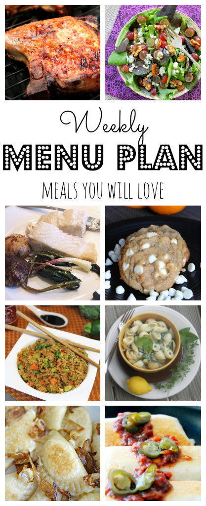 Weekly Meal Plan - lots of great eats for the week ahead via thepajamachef.com and other great bloggers!
