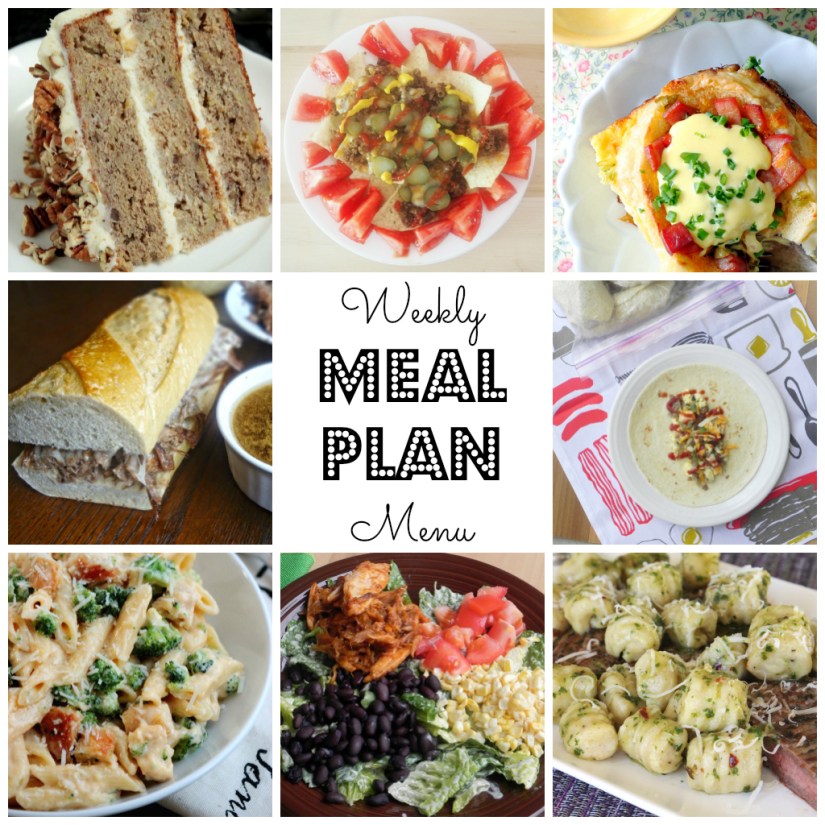 Weekly Meal Plan - lots of great eats for the week ahead via thepajamachef.com and other great bloggers!