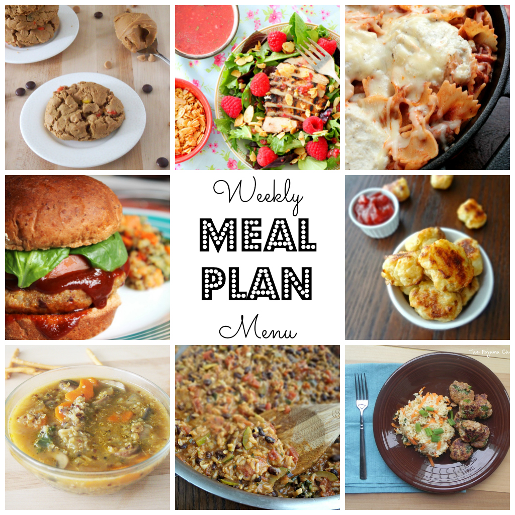 Weekly Meal Plan - lots of great eats for the week ahead via thepajamachef.com and other great bloggers!