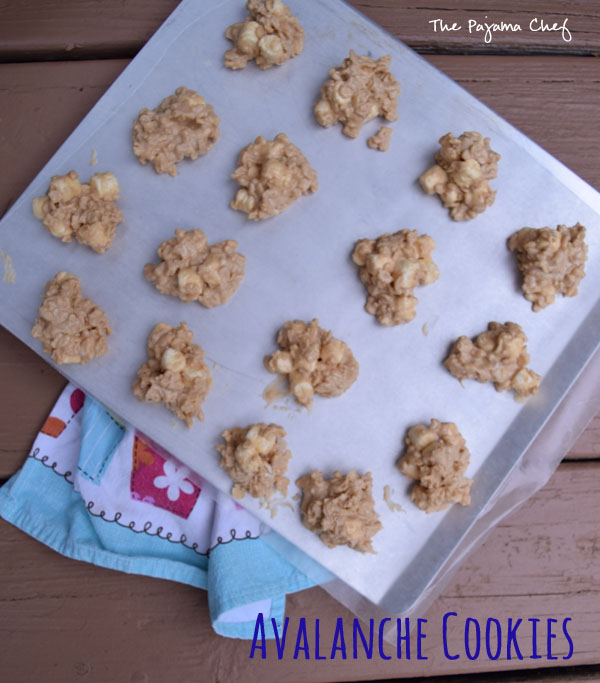 These addictive creamy peanut butter-based no bake cookies are full of fluffy marshmallows, decadent white chocolate, and crunchy Rice Krispies cereal. Believe the hype--these are fabulous!