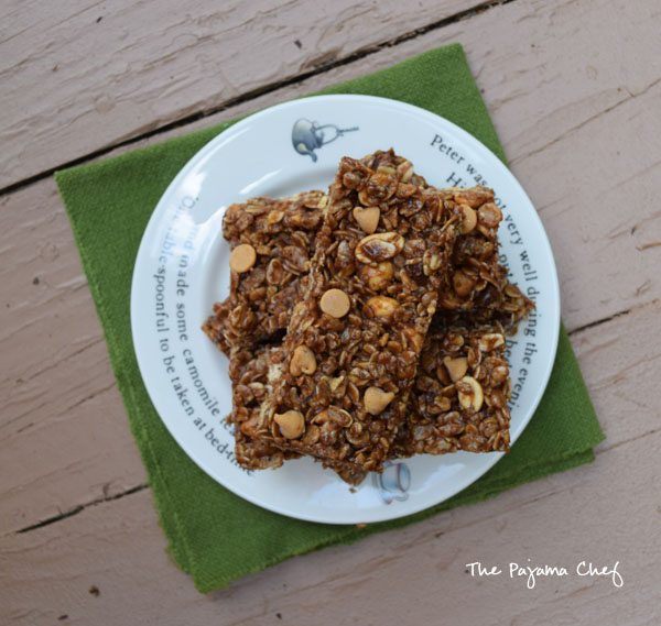 No Bake Chocolate Peanut Butter Granola Bars3