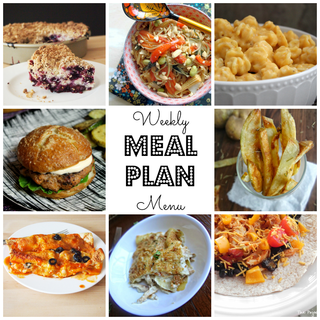Weekly Meal Plan - lots of great eats for the week ahead via thepajamachef.com and other great bloggers!