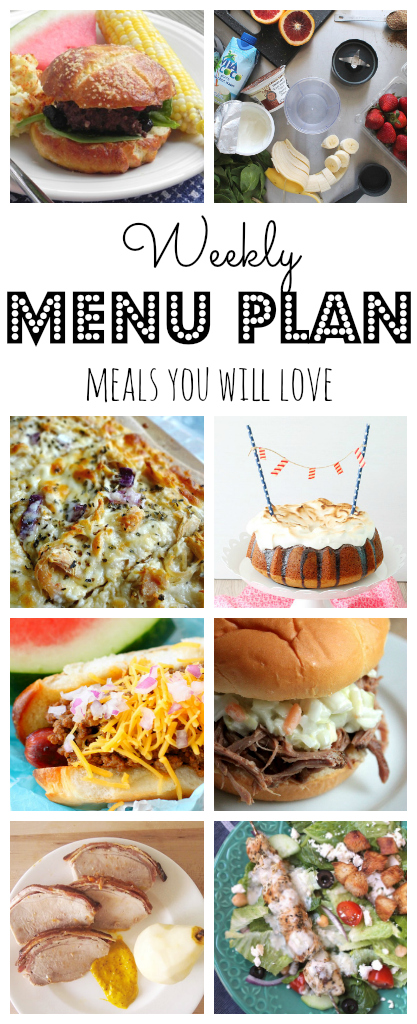 Weekly Meal Plan - lots of great eats for the week ahead via thepajamachef.com and other great bloggers!