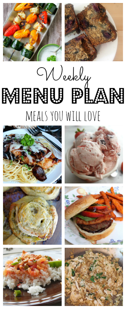 Weekly Meal Plan - lots of great eats for the week ahead via thepajamachef.com and other great bloggers!