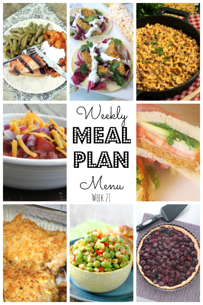 Weekly Meal Plan - lots of great eats for the week ahead via thepajamachef.com and other great bloggers!