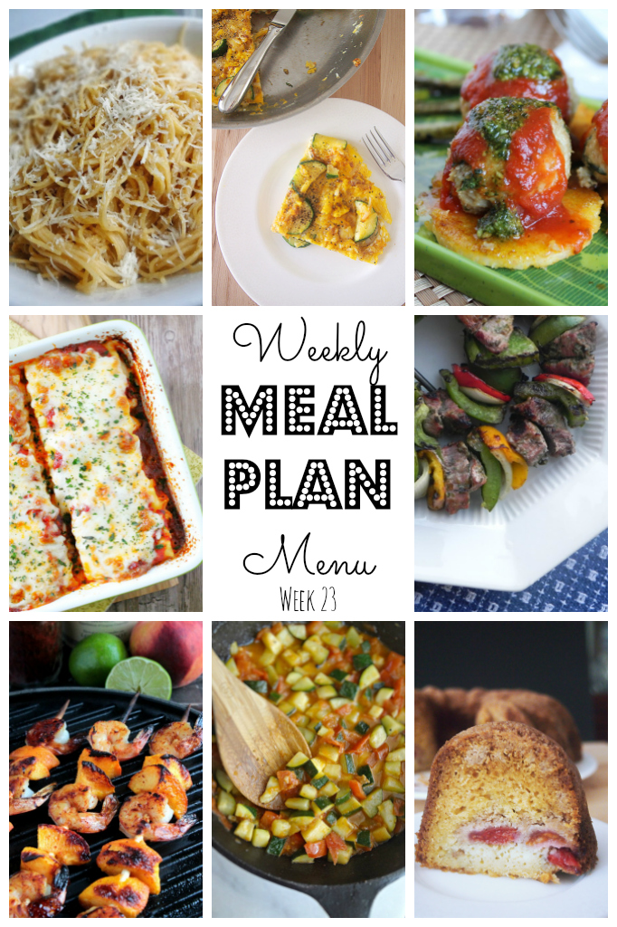 Weekly Meal Plan - lots of great eats for the week ahead via thepajamachef.com and other great bloggers!
