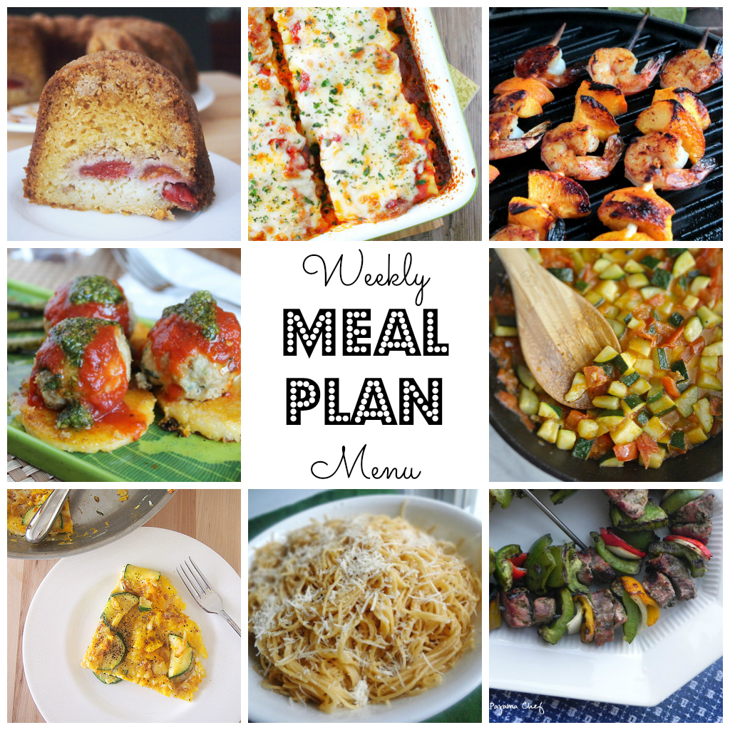 Weekly Meal Plan - lots of great eats for the week ahead via thepajamachef.com and other great bloggers!