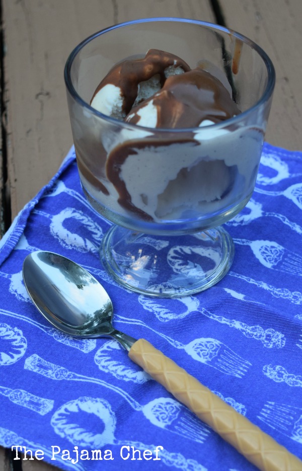 Just three ingredients and a few minutes til you have delicious, homemade magic shell... just looking for an ice cream home! :)