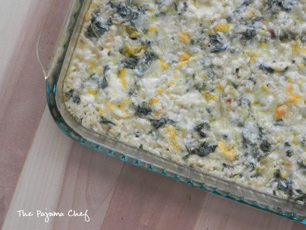 Cozy up to fall with this hearty and cheesy side dish. Kale and Brown Rice Gratin... filling enough for a meatless dinner, but fancy enough for a holiday side dish. The best of both worlds!