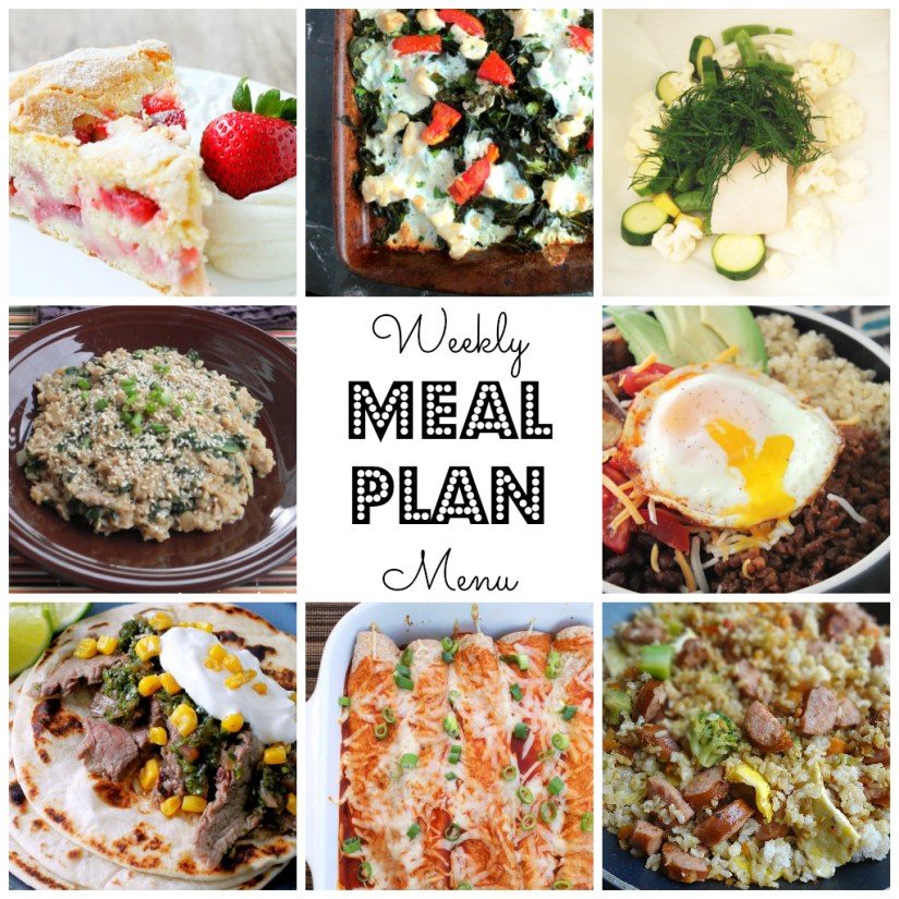 Weekly Meal Plan - lots of great eats for the week ahead via thepajamachef.com and other great bloggers!