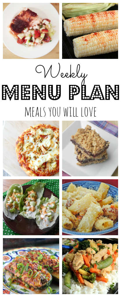 Weekly Meal Plan - lots of great eats for the week ahead via thepajamachef.com and other great bloggers!