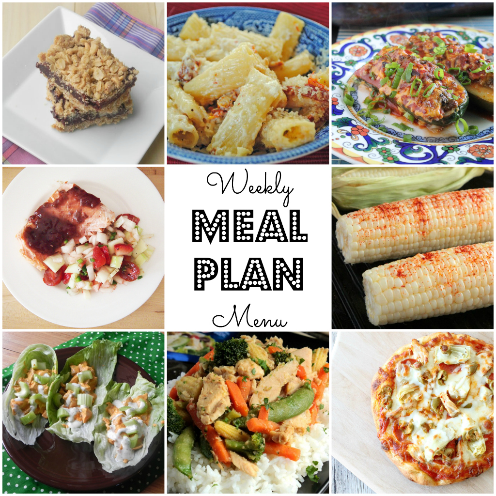 Weekly Meal Plan - lots of great eats for the week ahead via thepajamachef.com and other great bloggers!