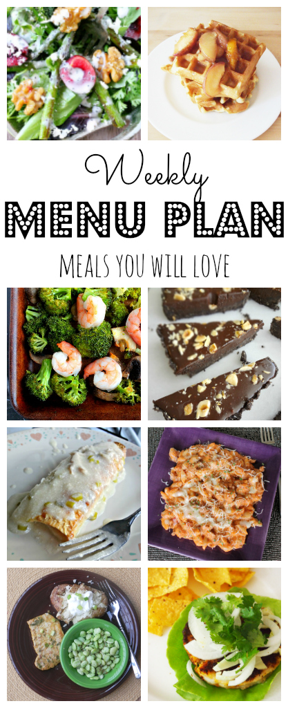 Weekly Meal Plan - lots of great eats for the week ahead via thepajamachef.com and other great bloggers!
