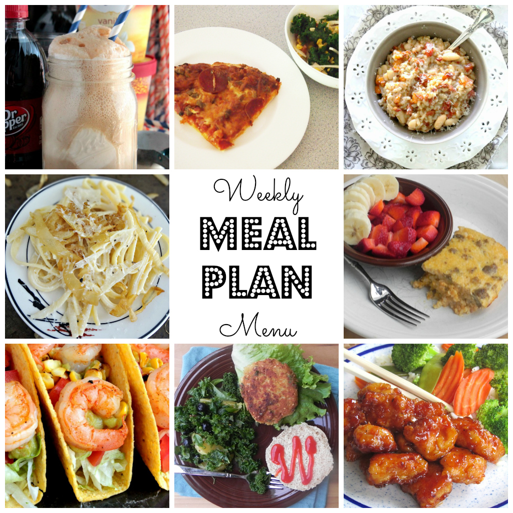 Weekly Meal Plan - lots of great eats for the week ahead via thepajamachef.com and other great bloggers!
