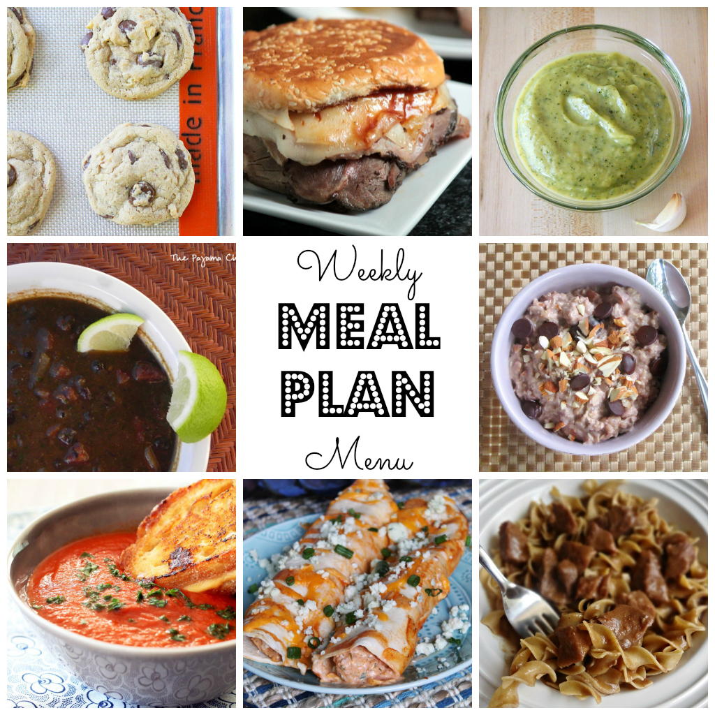 Weekly Meal Plan - lots of great eats for the week ahead via thepajamachef.com and other great bloggers!