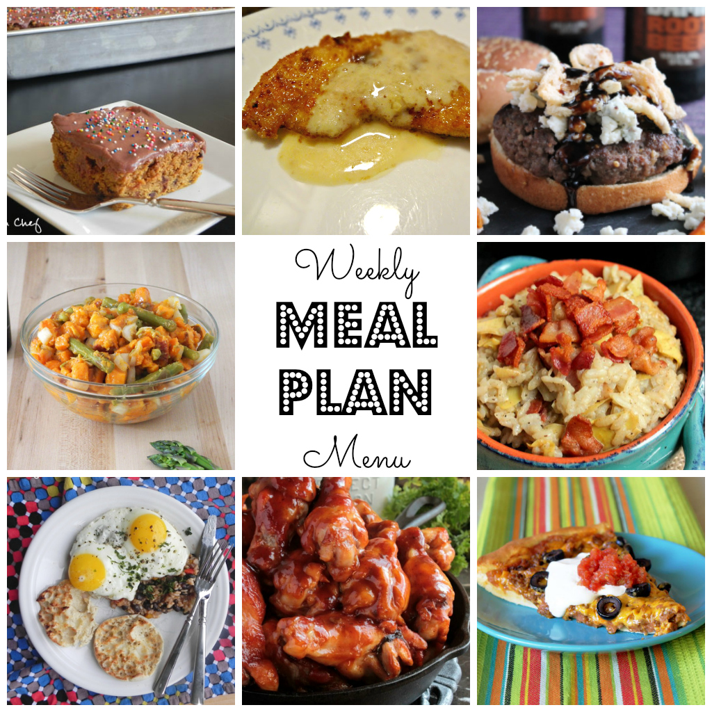 Weekly Meal Plan - lots of great eats for the week ahead via thepajamachef.com and other great bloggers!
