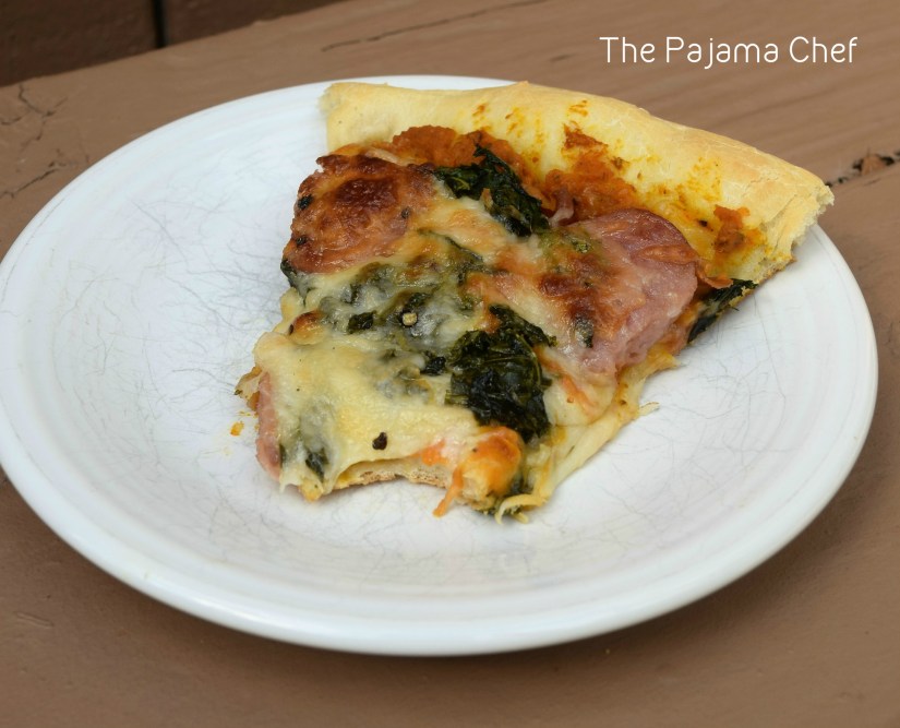 Pizza gets an autumn twist with pumpkin sauce! Mmmm mmm good! #secretrecipeclub