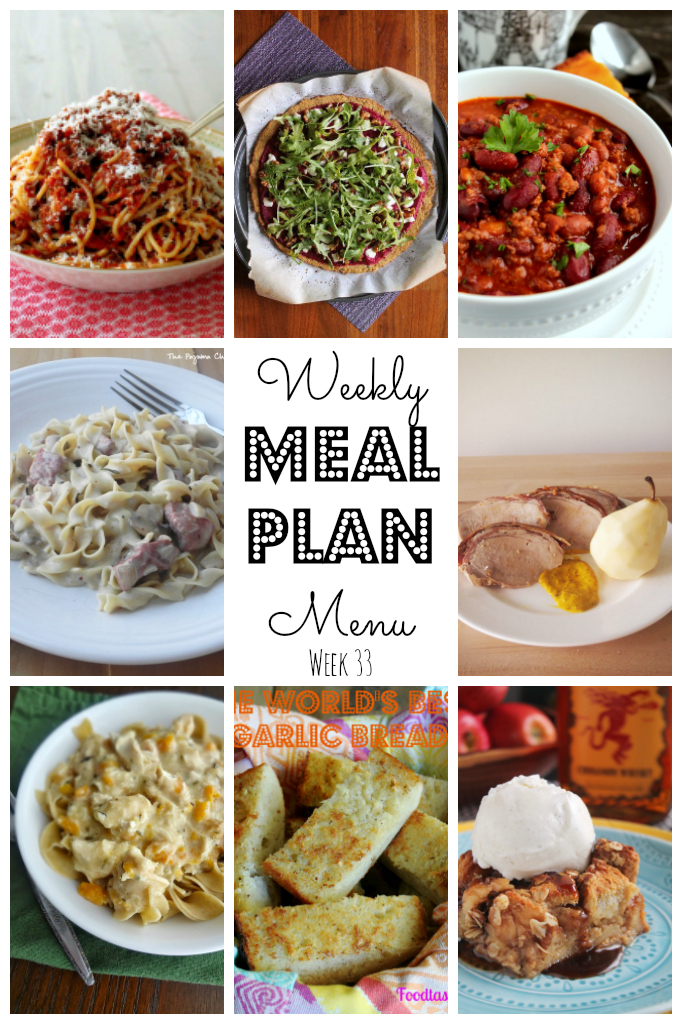 Weekly Meal Plan - lots of great eats for the week ahead via thepajamachef.com and other great bloggers!