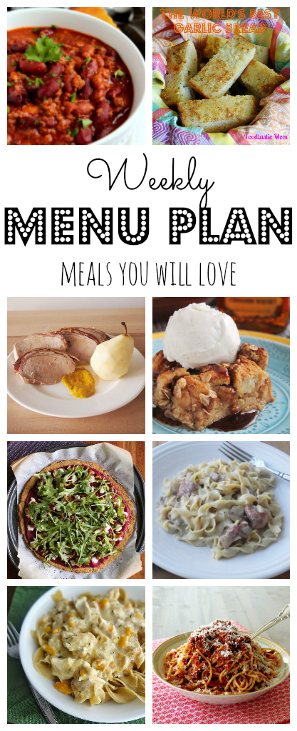 Weekly Meal Plan - lots of great eats for the week ahead via thepajamachef.com and other great bloggers!