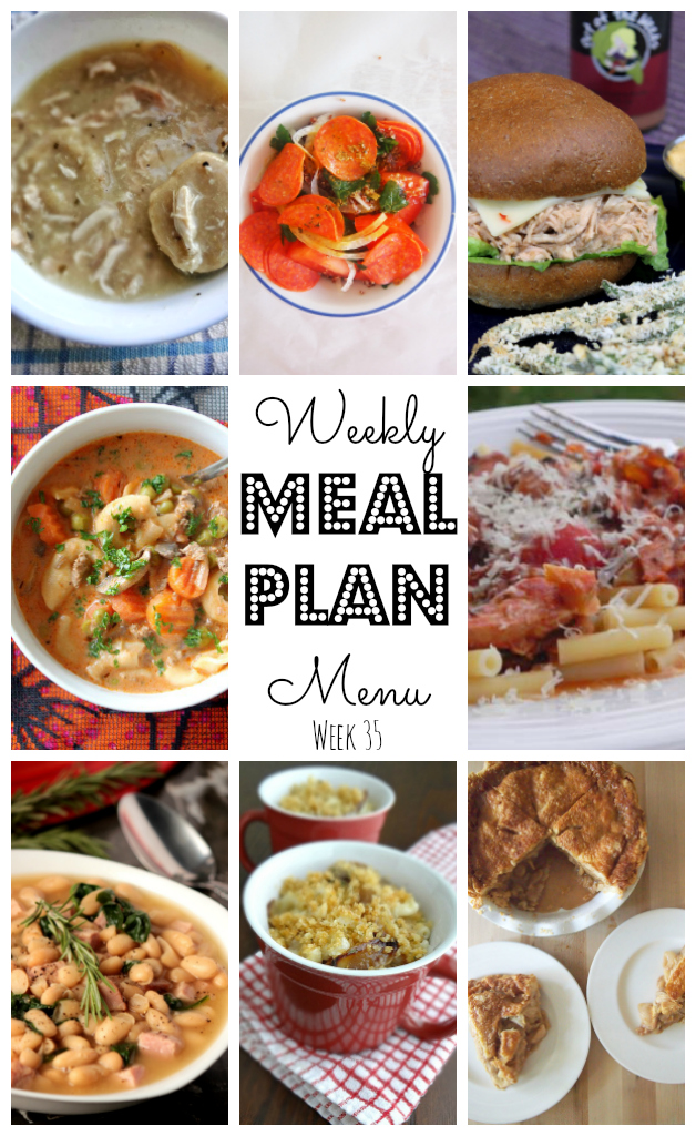 Weekly Meal Plan - lots of great eats for the week ahead via thepajamachef.com and other great bloggers!