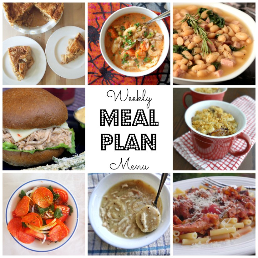 Weekly Meal Plan - lots of great eats for the week ahead via thepajamachef.com and other great bloggers!