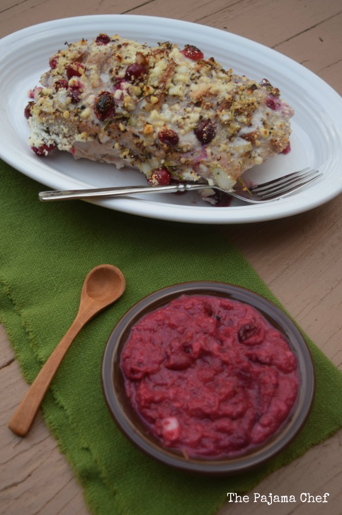 Looking for a show-stopping dish for New Year's? This Hassleback Pork Tenderloin Stuffed with Cranberries, Pears, and Goat Cheese is sure to impress... and it tastes even better!