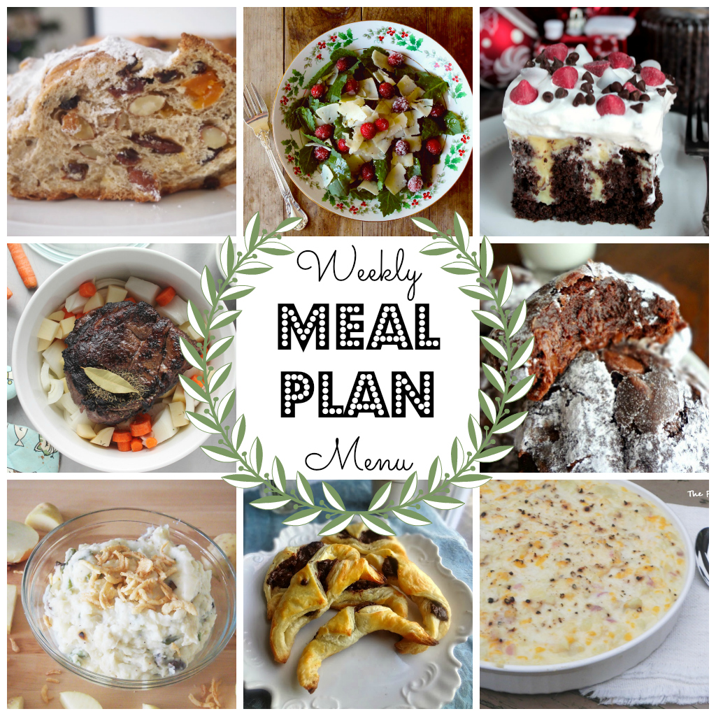 Christmas Menu Plan - lots of great ideas for the perfect holiday dinner!