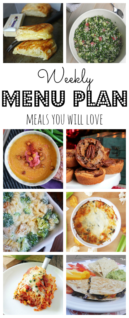 Weekly Meal Plan - lots of great eats for the week ahead via thepajamachef.com and other great bloggers!