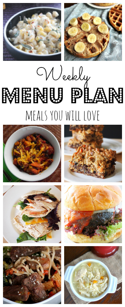 Weekly Meal Plan - lots of great eats for the week ahead via thepajamachef.com and other great bloggers!