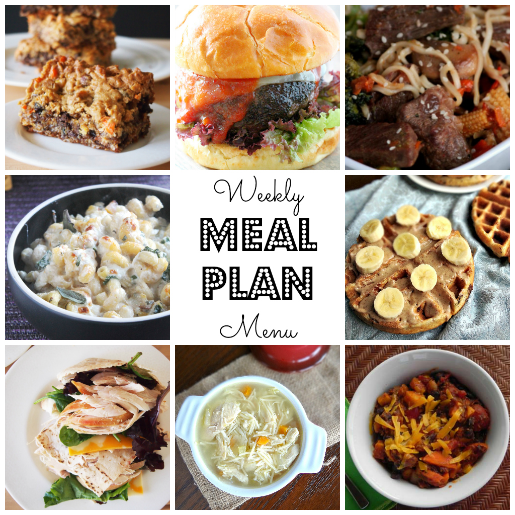 Weekly Meal Plan - lots of great eats for the week ahead via thepajamachef.com and other great bloggers!