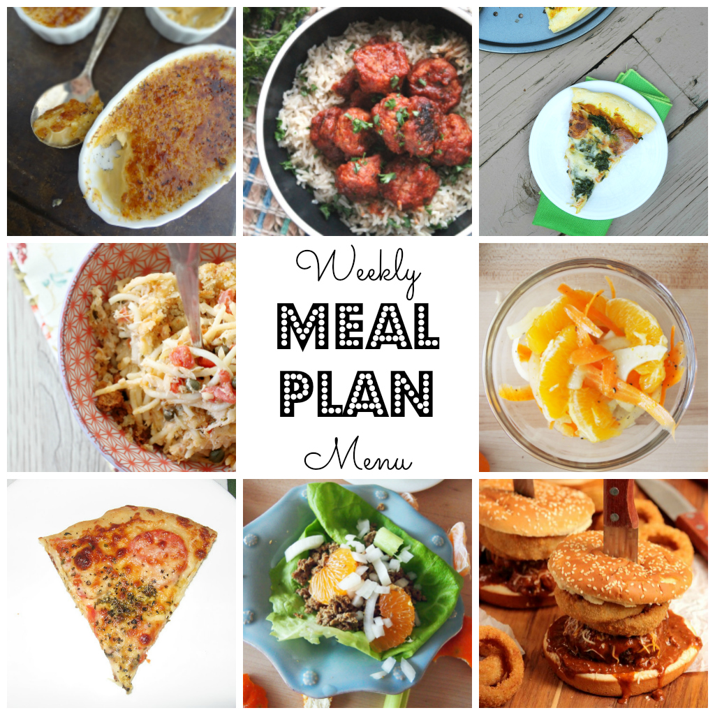 Weekly Meal Plan - lots of great eats for the week ahead via thepajamachef.com and other great bloggers!