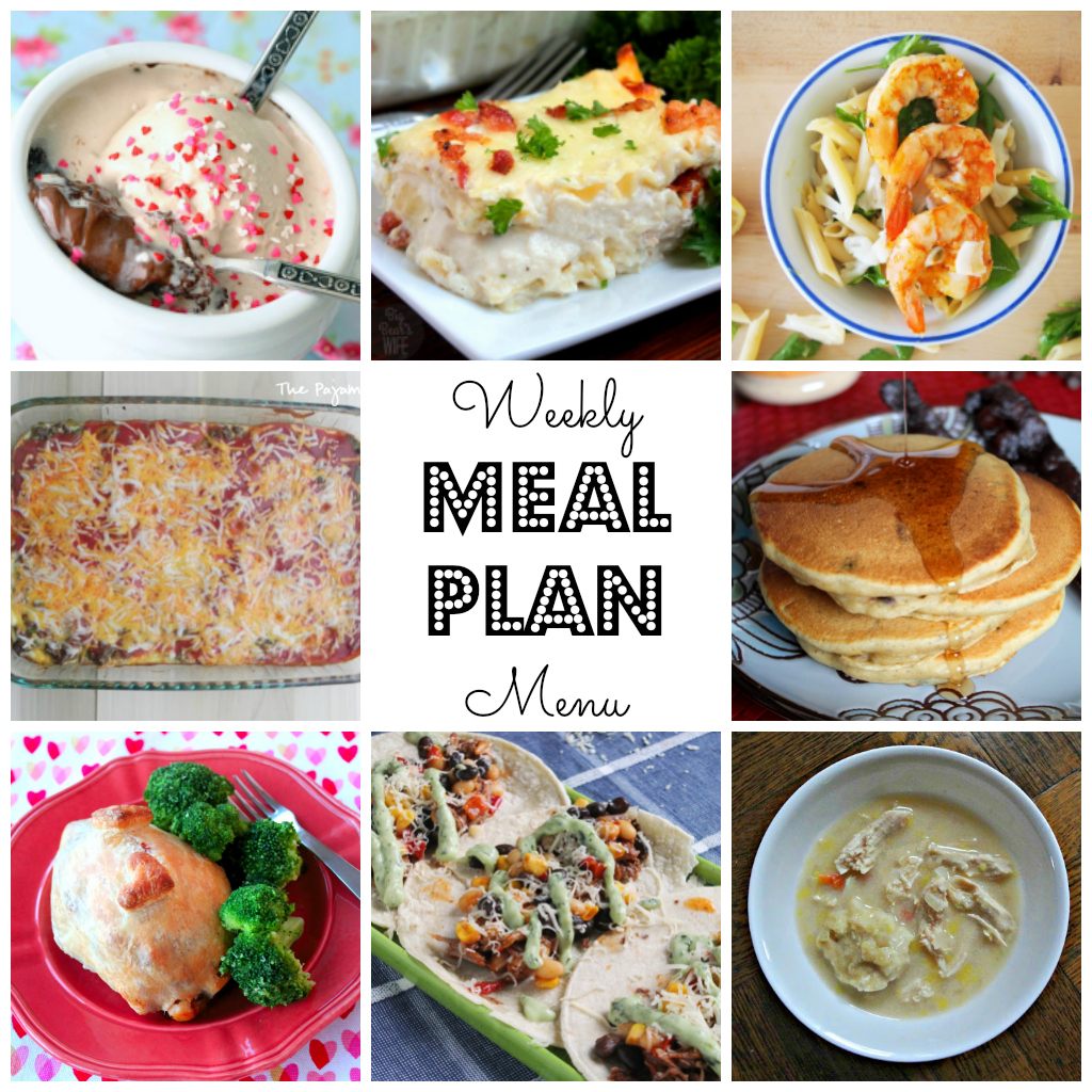 Weekly Meal Plan - lots of great eats for the week ahead via thepajamachef.com and other great bloggers!