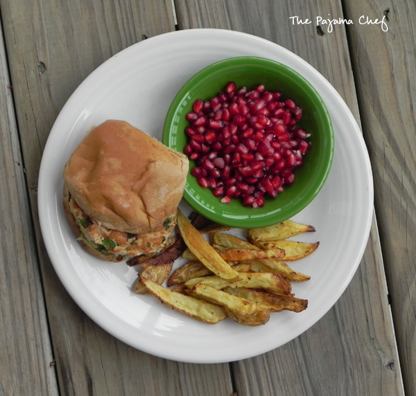 A copycat version of a Trader Joe's fave... chicken burgers spiced up with chili, lime, cilantro, and garlic. This is an epic burger you don't wanna miss!