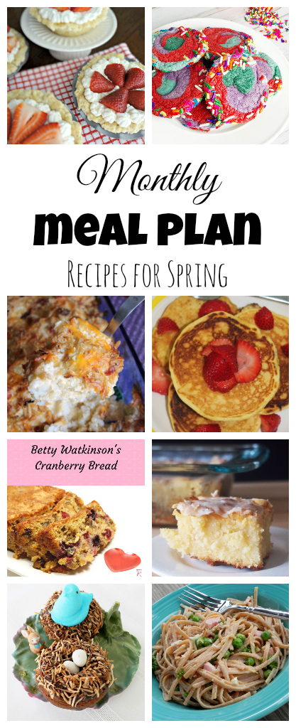 Check out this spring-themed meal plan and celebrate with us! :)