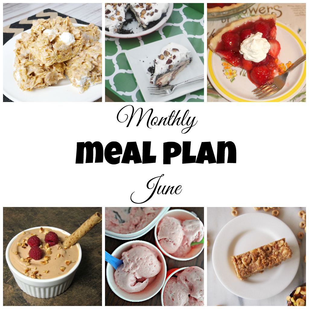 No Bake Desserts for June