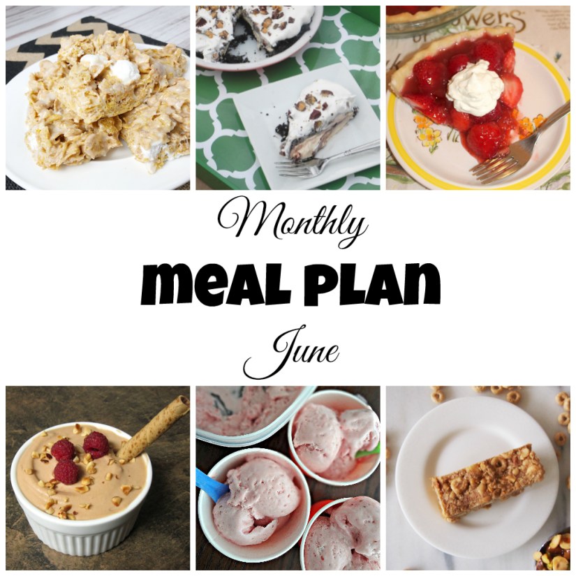 No Bake Desserts for June