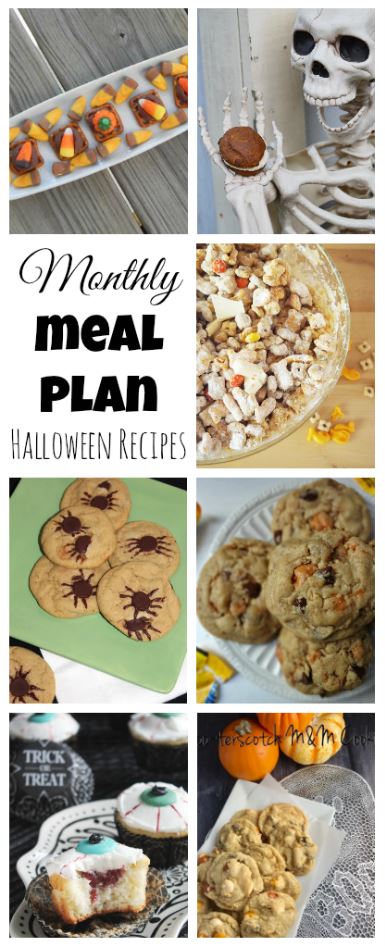 October recipes for Halloween